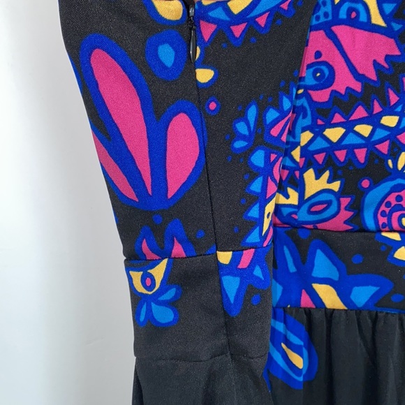 tibi New York Sleeveless Multi Print Silk Dress Medium NWT - Picture 9 of 16
